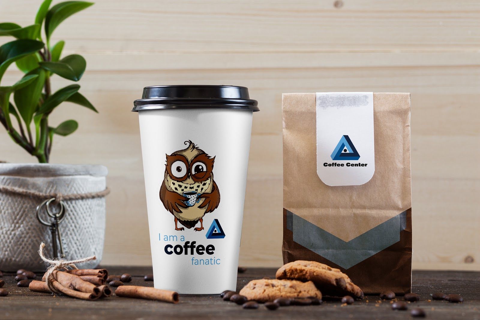 Создание фирменного стиля для Coffee Center по цене фрилансера