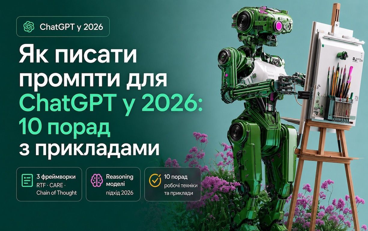 Як писати промпти для ChatGPT у 2026: 10 порад з прикладами
