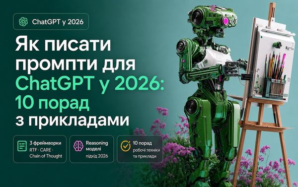 Як писати промпти для ChatGPT у 2026: 10 порад з прикладами