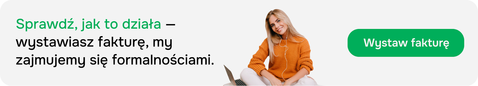 Faktura bez firmy — freelancer i klient b2b