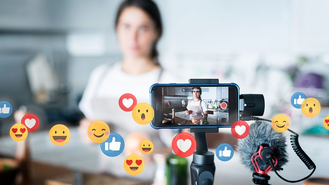 nagrywanie contentu Instagram video influencer social media praca