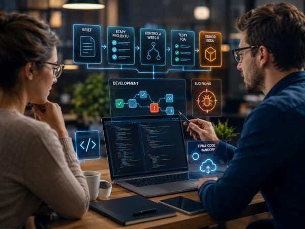 Szukam programisty do projektu: brief, etapy współpracy i odbiór kodu